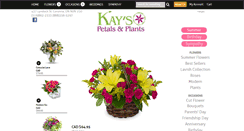 Desktop Screenshot of kayspetalsandplants.ca