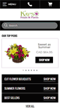 Mobile Screenshot of kayspetalsandplants.ca